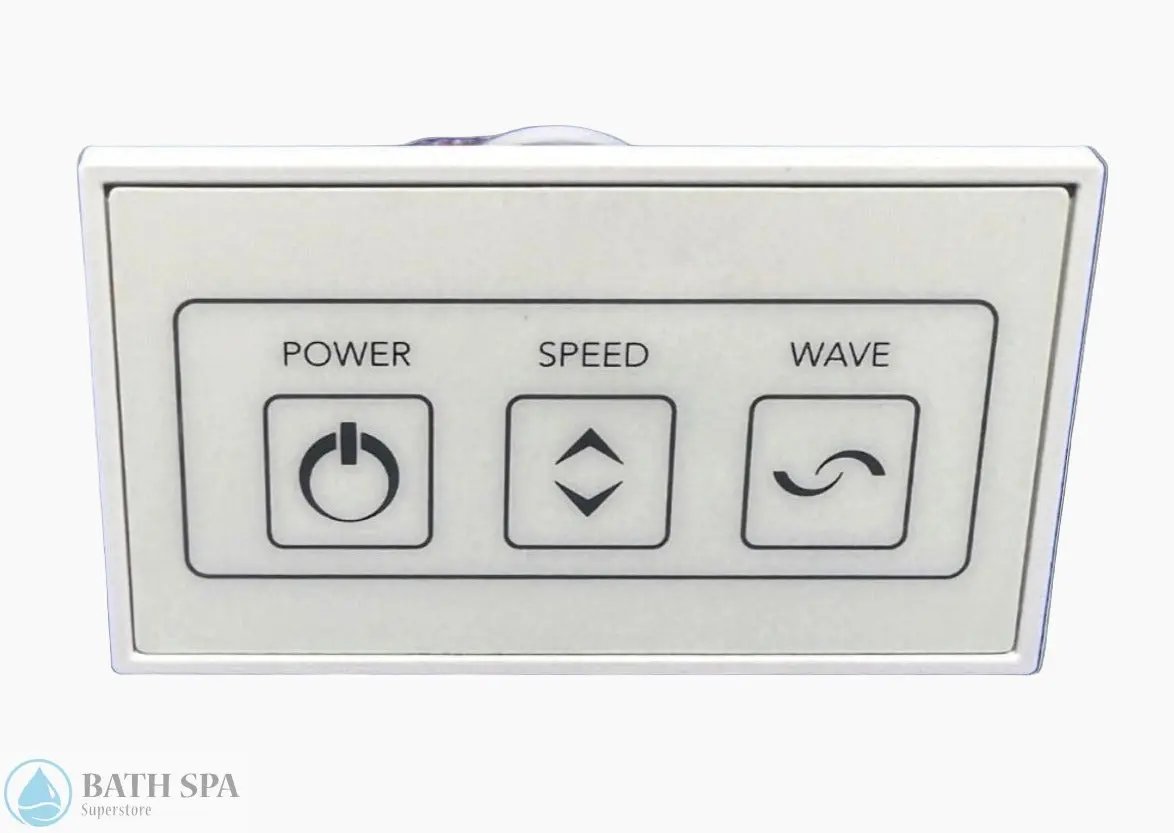 TMS3 Electronic Keypad, C.G. Air, 3 button Variable Speed Keypad Duravit (CG/TMS1-KT-UV-V1-WP) Bath Parts CL-TMS3-KT3CLTH03-WP