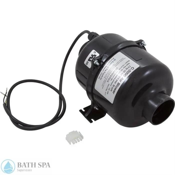 Comet 2000 Air Blower - 1.0HP, 120V, 7.0a 13210101 Spa Parts: Spa Air Blowers (Residential - Side Mount) Comet_2000.6