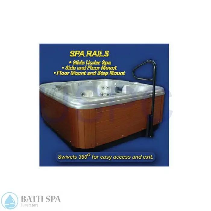Cover Valet Vinyl Under-Spa Bracket & Rail w/LED for above-ground Spa 59" (SSHR0 Spa Accessories Cover_Valet_Handrail_Underspa_w_LED