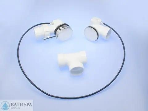 Cable Drain Assembly, 40" Chrome (DC100) Walk-In Tub Bath Parts: Drains DC200