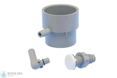 Door Drain Kit, White (DDK-11) Bath Parts: Drains DDK-11