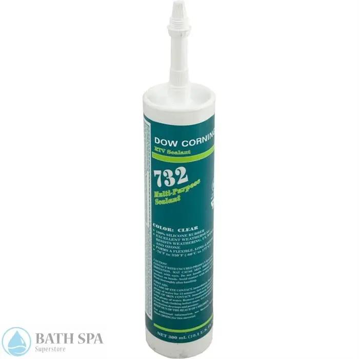 Silicone, DOW 732, Clear, 10 oz Cartridge Maintenance Products Dow-732