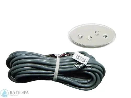 Gecko Airstreme SW-AS 4 Button Topside Control Panel On Off Wave Up Down 0108-001006 Bath Parts: Bath Air Blowers ED66000