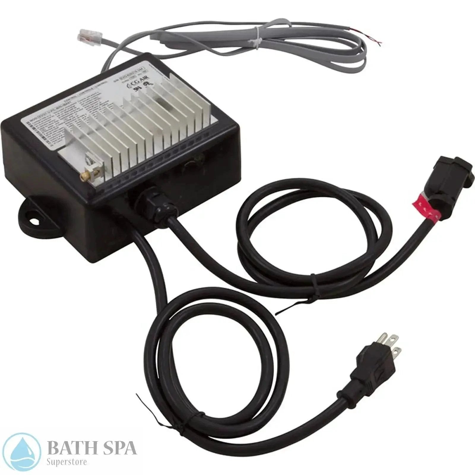 CG Air EVO0 Control 120V 60Hz NEMA Plug EVO0 T 120 60 P T N N MT55 Female Receptacle For Pump And Air Blower Bath Parts: Bath Controls (Electric) EVEO2