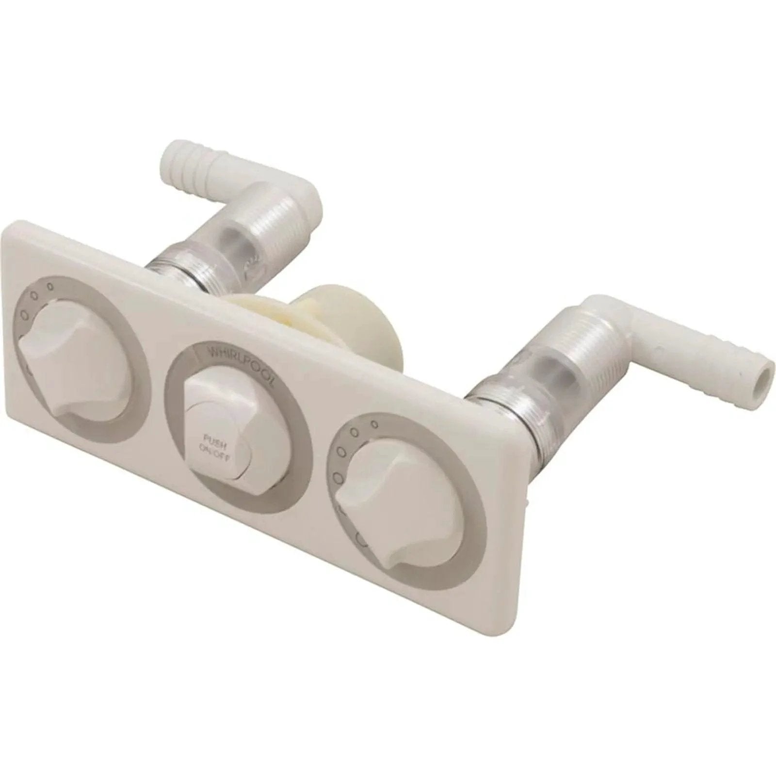Jacuzzi Whirlpool 3 Position Control Panel White G107940 Replacement Part For Spa Bath Parts: Bath Air Controls (Jacuzzi Whirlpool) G107940