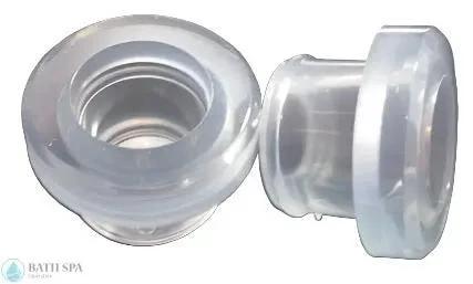 Grommet For 7/8 Inch Acrylic Towel Bar Set Of 2 Clear Rubber Bushings Included Perfect Fit Bath Parts GB-Bushing
