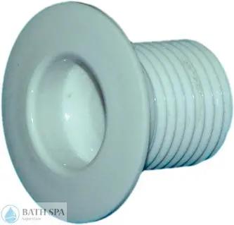 Wall Fitting, air injector, 1.5" OD, 5/8 long, White (20226) Spa Parts GG20226_11526d0d-28d0-47c9-aad8-8ed2df4d1a1e