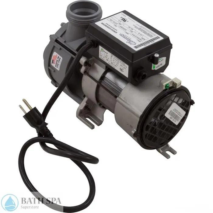 Waterway Genesis Bath Pump, 5.5 amp, Air Switch, Cord (321FF10-0150) Bath Pumps and Parts Genesis_Pump_REVERSE