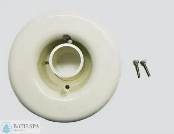 Jacuzzi BMH Jet Oyster Face Repair Kit HC24969 Biscuit Finish Replacement With Screws Bath Parts: Bath Jet Trim (Jacuzzi Whirlpool) HC24969