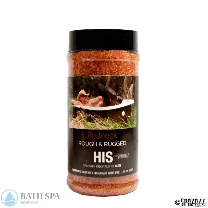 Spazazz His Red Neck Rough and Rugged Crystals 17oz Bottle for Men Spa Bath Aromatherapy Aromatherapy: Spazazz His & Hers Crystals HisRedneckRoughRugged17oz700x700