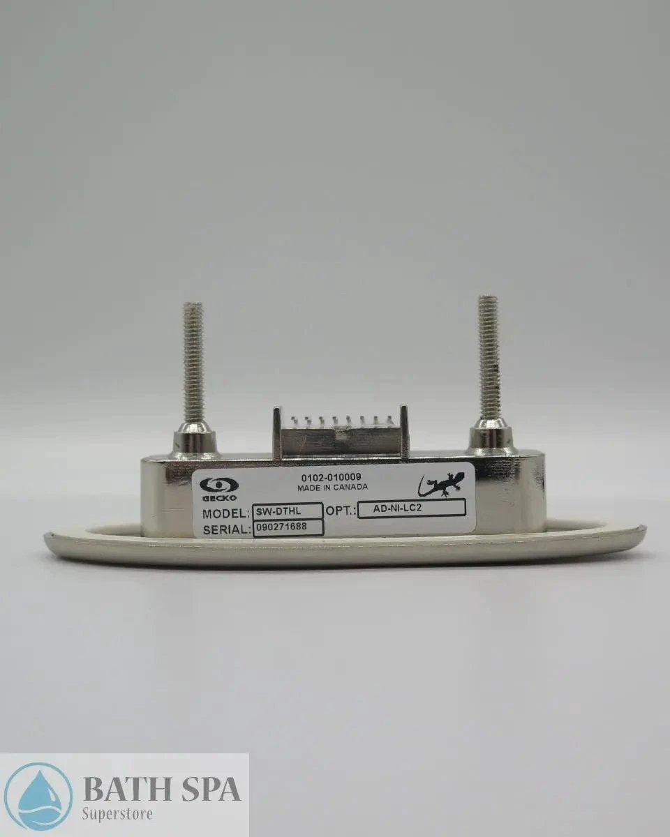 Lasco Gecko Keypad 5 Button LED Nickel Finish Part 0102 010009 Aquatic Compatible With 8 Pin Ribbon Cable Bath Parts IMG_1202