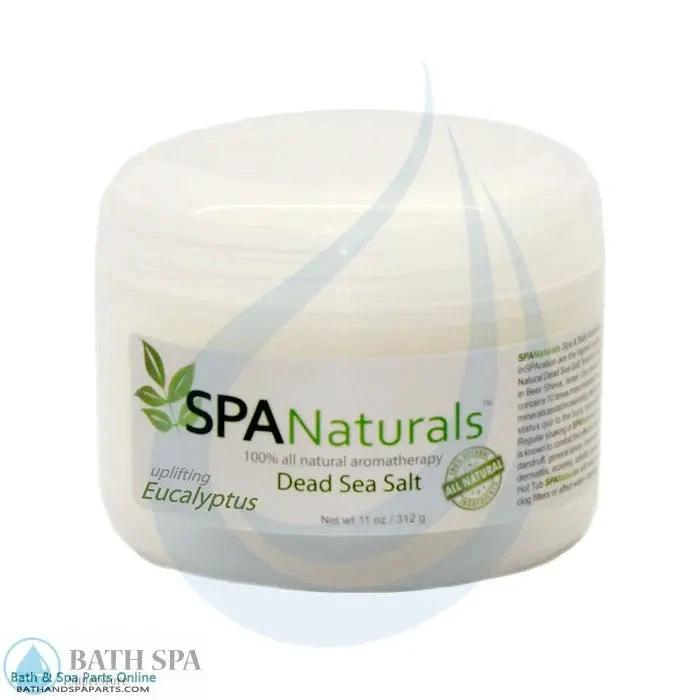 InSPAration Spa Naturals Dead Sea Salt Uplifting Eucalyptus 11oz Jar for Aromatherapy Baths and Hot Tubs Aromatherapy: InSPAration Spa Naturals IN-SPA-UE