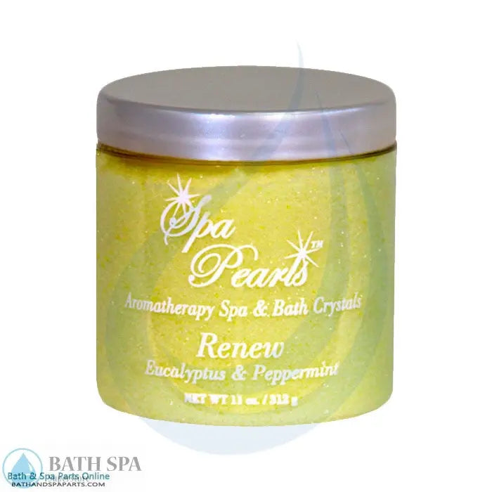 inSPAration Spa Pearls Aromatherapy Crystals (11 oz Jar) - Eucalyptus & Mint (Renew) Aromatherapy: InSPAration Spa Pearls Crystals IN-SPC-EM