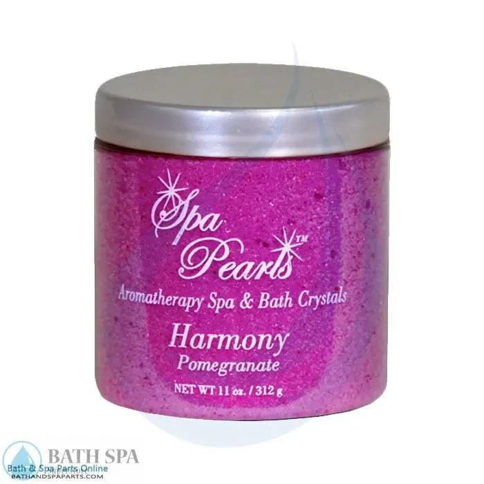 InSPAration Spa Pearls Harmony Pomegranate Aromatherapy Bath Crystals For Home Spa And Soothing Relaxation 11 Oz Jar Aromatherapy: InSPAration Spa Pearls Crystals IN-SPC-HP