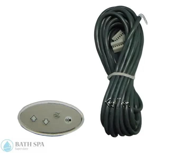 Jacuzzi ED68000 Electronic Lux Air Control Panel No Logo Replacement For Spa Hot Tub Spa Controls JACED68000