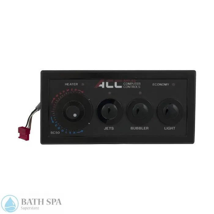 ACC KP-50 3-Air Button Topside Control Panel With T-Stat Knob (KP-50-3-A) Spa Parts: Spa Topside Panels (ACC Topside Panels) KP-50-3-A