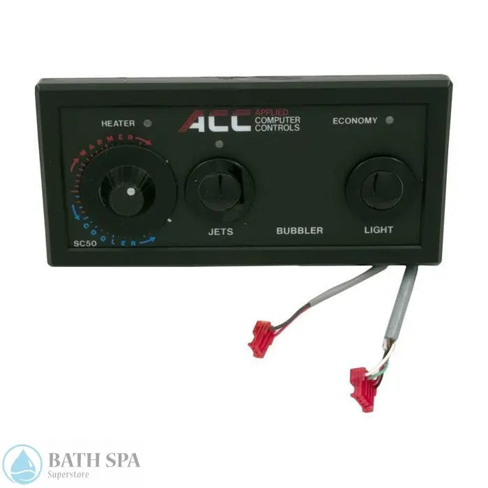 ACC KP-50-A2 2 Air Button Topside Control Panel With T-Stat Knob (KP50-A2) Spa Parts: Spa Topside Panels (ACC Topside Panels) KP50-A2