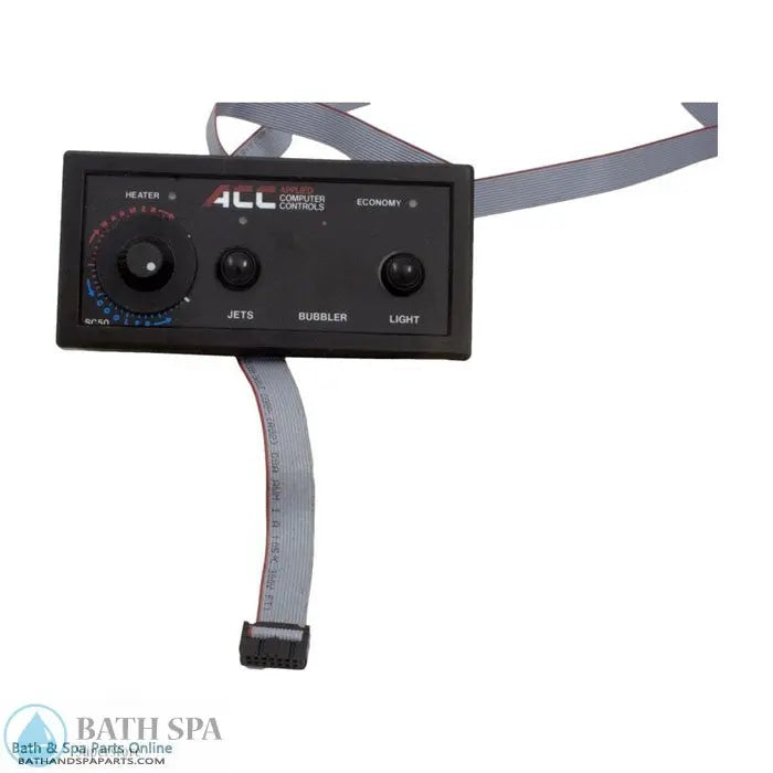 ACC KP-50D 2-Button Topside Control Panel With T-Stat Knob (KP502-0) Spa Parts: Spa Topside Panels (ACC Topside Panels) KP502-0