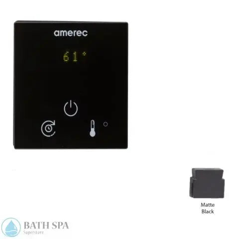 Amerec K3 (K60) Digital Control & ComfortFlo Steam head (9114-121) Matte Black Steamers KT3_93684c64-31c8-411b-aeab-e284128dd660