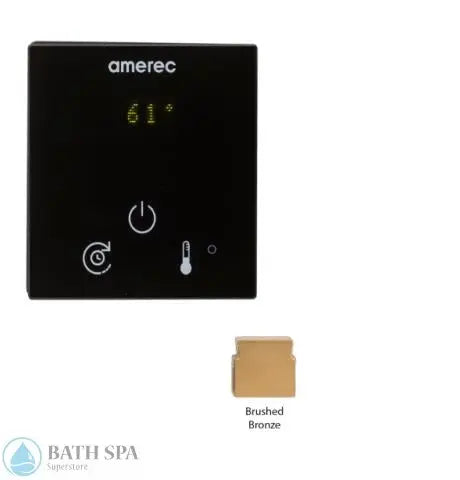 Amerec K3 (K60) Digital Control & ComfortFlo Steam head (9114-121) Brushed Bronze Steamers KT3_9f84a08f-86f9-4d1c-9430-9e4aba853d60