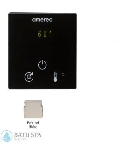 Amerec K3 (K60) Digital Control & ComfortFlo Steam head (9114-121) Polished Nickel Steamers KT3_ee9d0f5f-739f-4080-b208-3aed07e6eca9