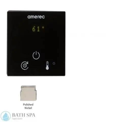 Amerec KT3 (K60) Digital Control & ComfortFlo Steam head (9114-121) Polished Nickel Steamers KT3_ee9d0f5f-739f-4080-b208-3aed07e6eca9