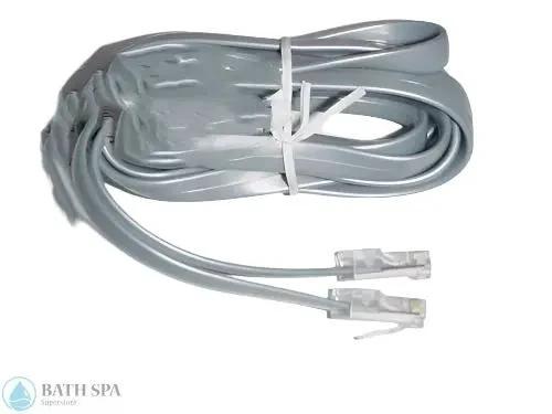 Jacuzzi M825000 Double 6 Pin Cord For Control Panel Electronic Cable Compatible With HF9000 GQ24 Cable Connector Electrical: Cords & Cables M825000