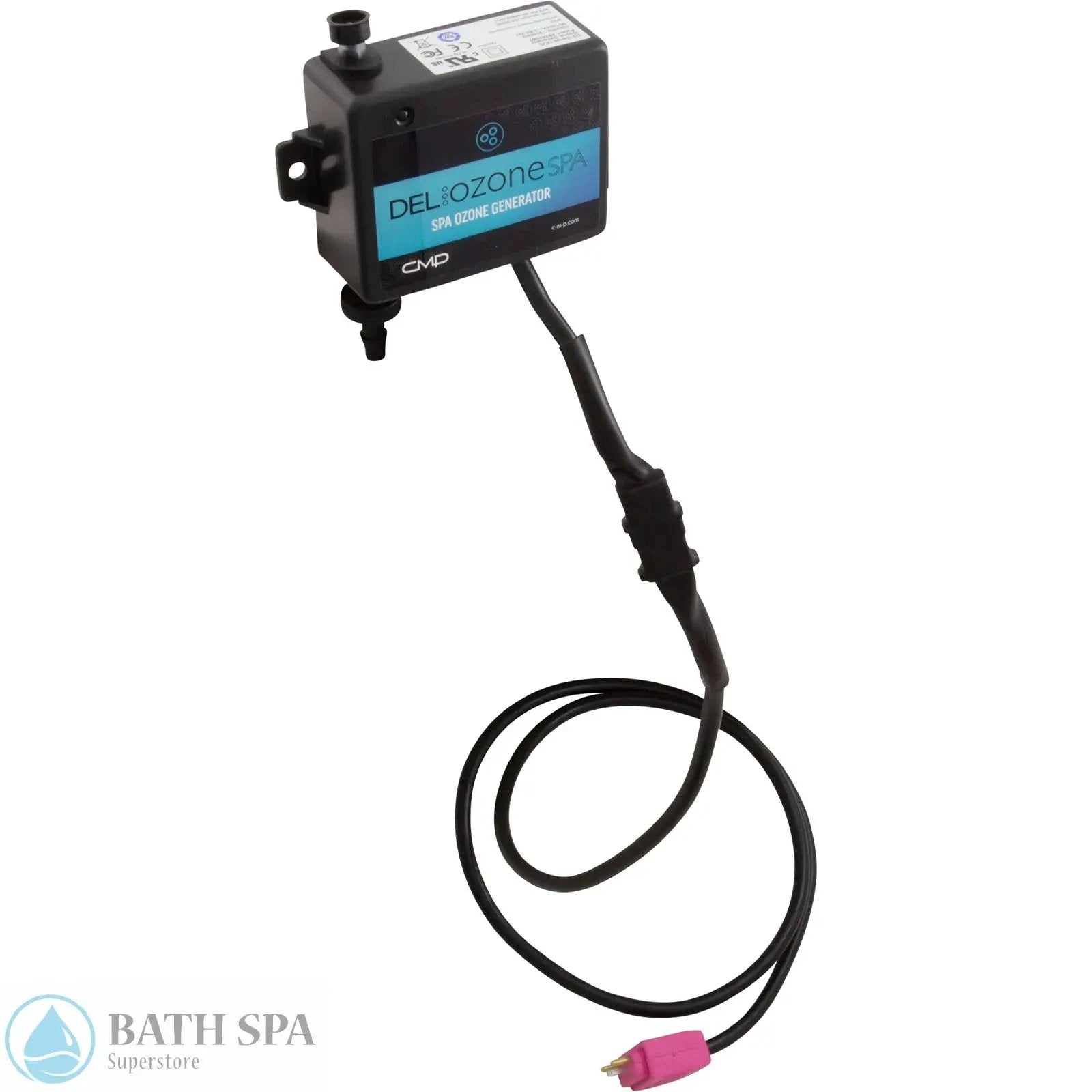 Del Ozone CMP Ozonator 115V To 230V Spa Ozone Generator With Mini J And J Plug 51002 022 107 Spa Parts: Spa Ozone MCD-50U-13