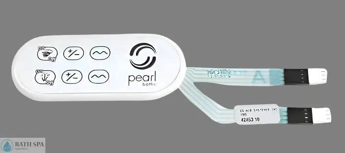 Pearl TMS6 6 Button Keypad For Air And Water Systems KOXPE19 42453 10 Industrial Automation Control Panel Input Bath Parts MX-TMS6-KOXPE19-WP