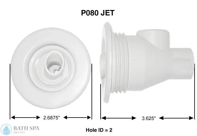 Jacuzzi Whirlpool Power Pulse P080 White Bath Parts MessagesImage760120