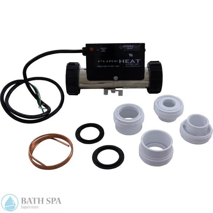 Bath Heater, In-Line, vacuum, 240v 2.0kW, 3' bare cord (PH203-20UV) Bath Parts PH20320UV