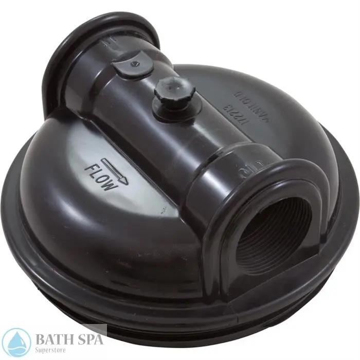 Tank Lid, Pentair Rainbow RDC, In-Line, 1-1/2"fpt, w/Valve (R172213C) Spa Parts R172213C