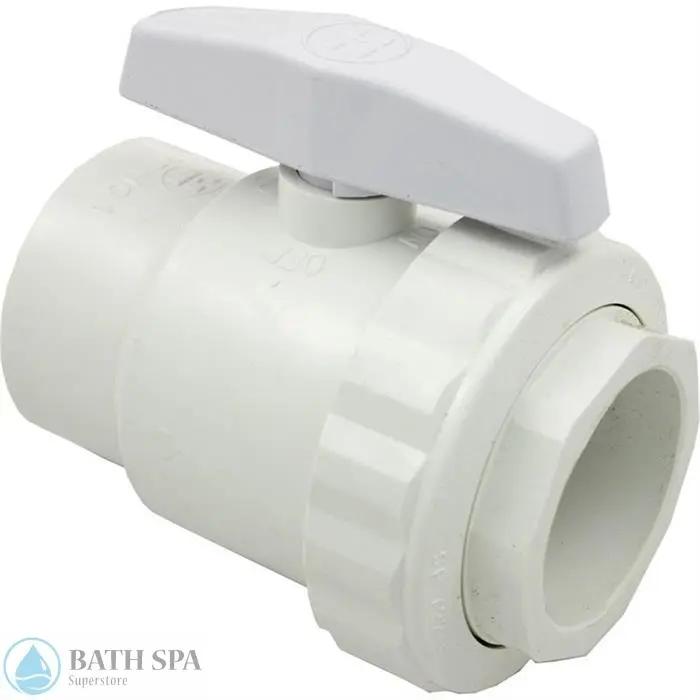 Ball Valve, Hayward, Trimline, 1-1/2" Slip, 2 Port Spa Parts SP0722S
