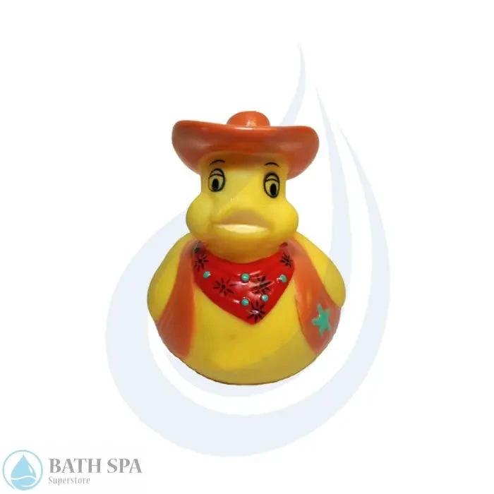 Rubber Duck Toy: Cowboy Duck Key Chain Water Toys: Rubber Ducks SP6506K