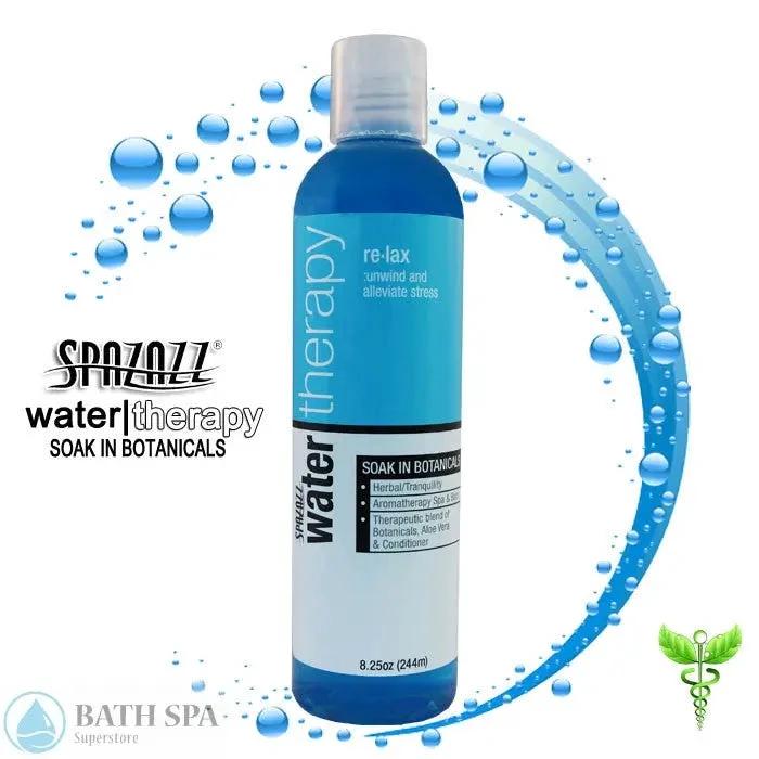 Spazazz Relax Water Therapy Elixir 8.25oz Bottle Soak In Botanicals For Stress Relief Aromatherapy: Spazazz Water Therapy Elixirs SpazazzWaterTherapyRelax