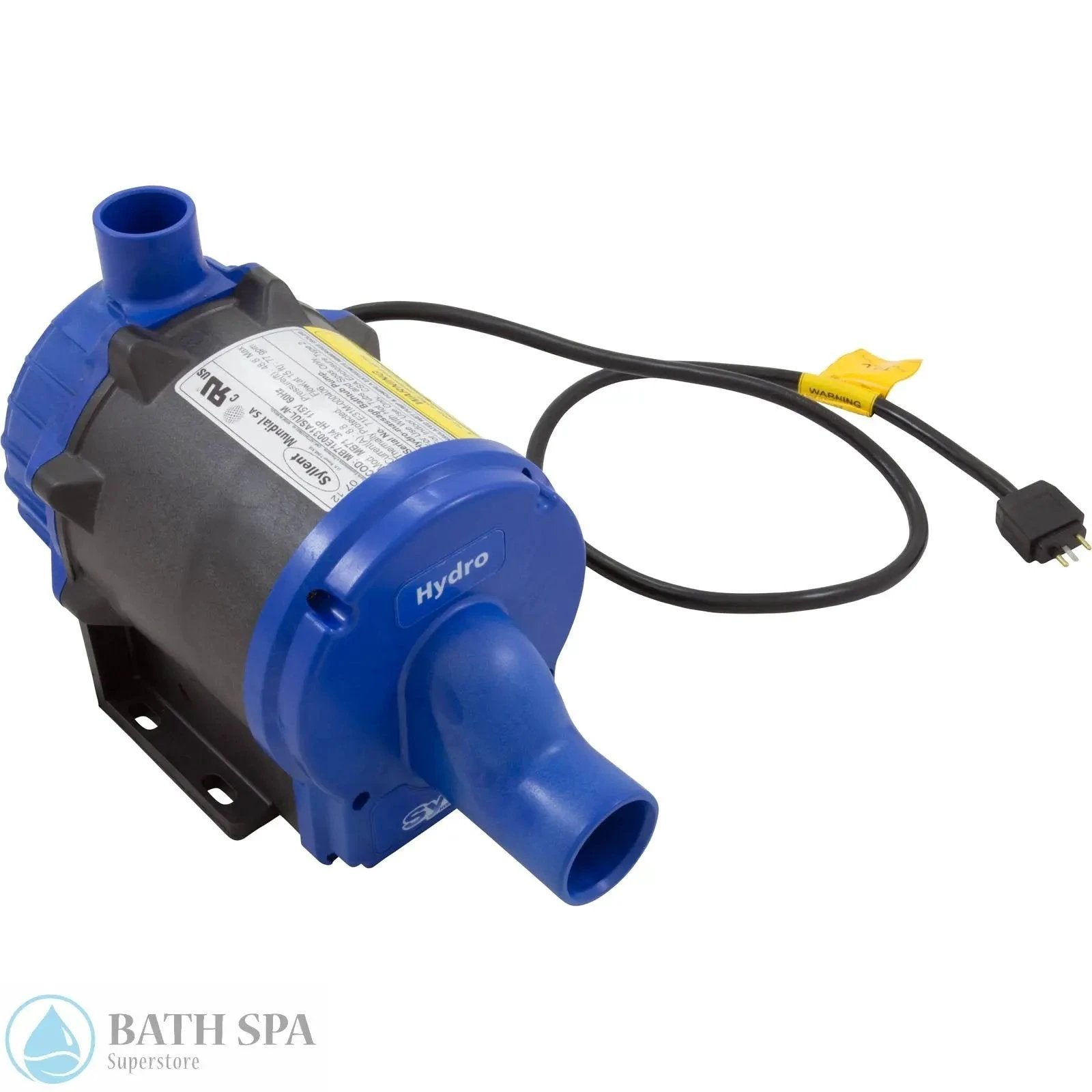 Syllent Pump, 3/4 HP, 115v/60Hz, Mini JJ Plug Bath Pumps & Parts: Bath Pumps (Syllent) Syllent