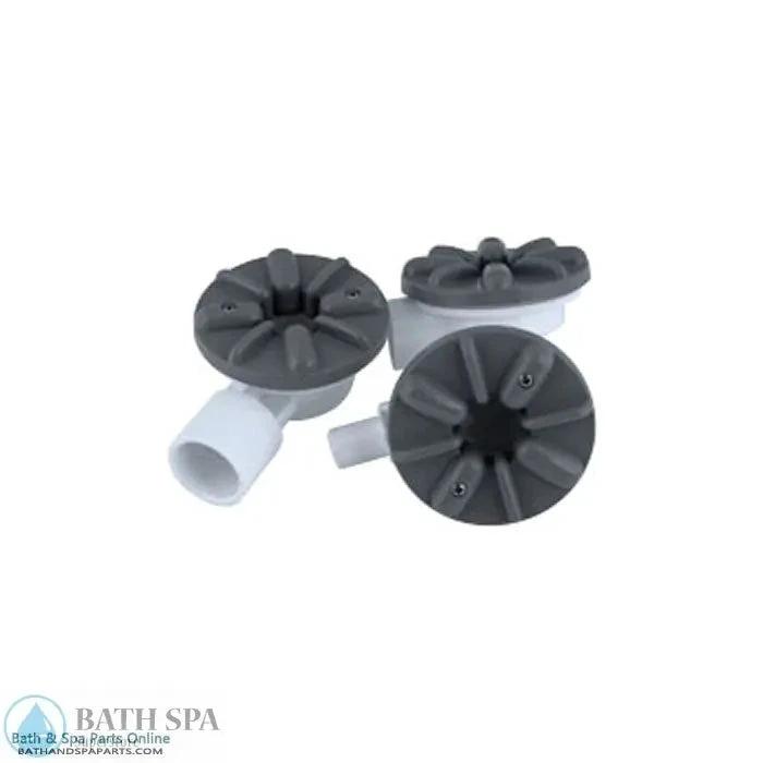 Waterway Lo-Pro 3/4" Slip 90 Degree Return Fitting Assembly (640-4240) Spa Filters: Skim/Top Load Filter Accessories Waterway_640-4240