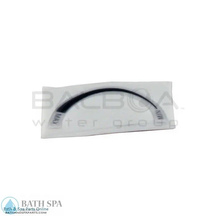 Balboa Half Inch Min Max Name Plate For Spa Air Control 4 AC Spa Parts: Spa Air Controls ac-10319_lar