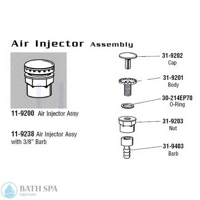 Air Injector Parts Spa Parts air-injector