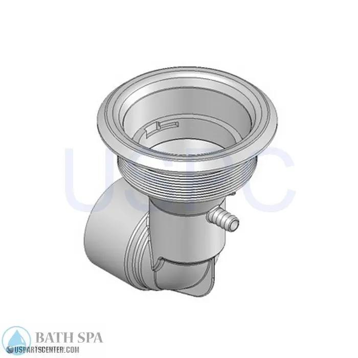 Super Cyclone Jet Body-3/8" air barb w/ check valve x 2.0" sckt water Spa Parts ap90093500