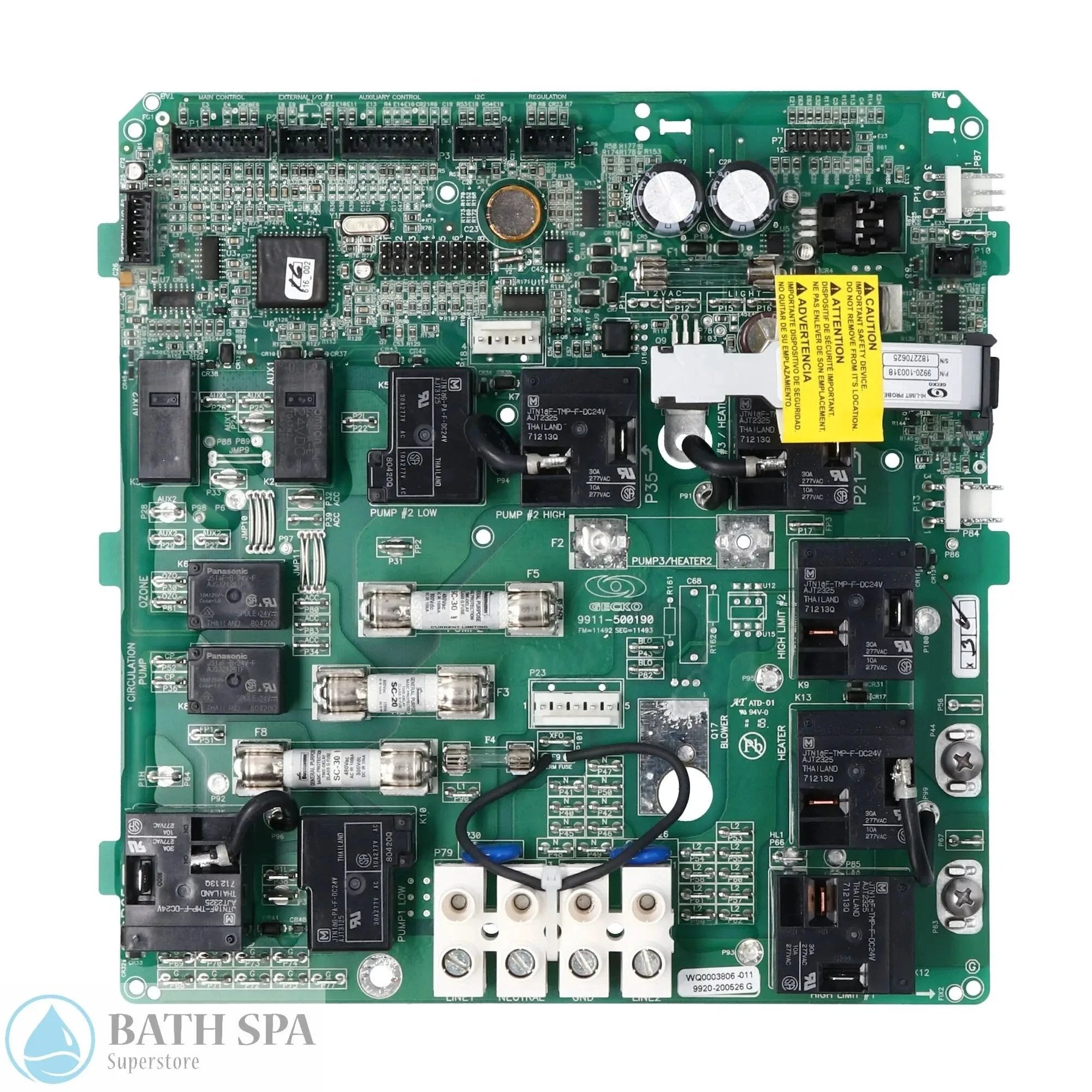 Gecko Spa Control System Circuit Board TSPA-MP Coast Spas Only 9920-200526 Replacement Part Spa Parts: Spa Circuit Boards (Gecko) api-v1.1-file-public_files-pim-assets-eb-c0-dd-61-61ddc0ebdd14481e49915197-images-fe-23-1e-62-621e23fe99008b15d00f4810-bea_9920-200526_spa-control-parts-circuit-board-gecko-tspa-33