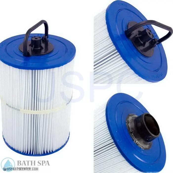 C-7604 Filter Cartridge Diameter: 7", Length: 9-13/16", Top: Handle, Bottom: Cone Adapter, 25 sq ft Spa Filter Elements c7604