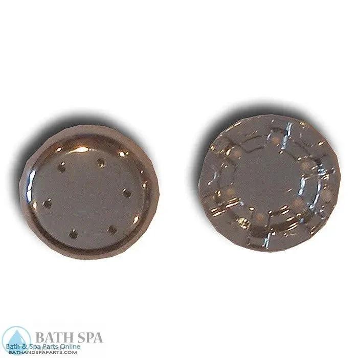 Air Injector Cap Snaps Six Hole One Inch Outer Diameter Chrome Bath Parts: Bath Air Injectors capacp
