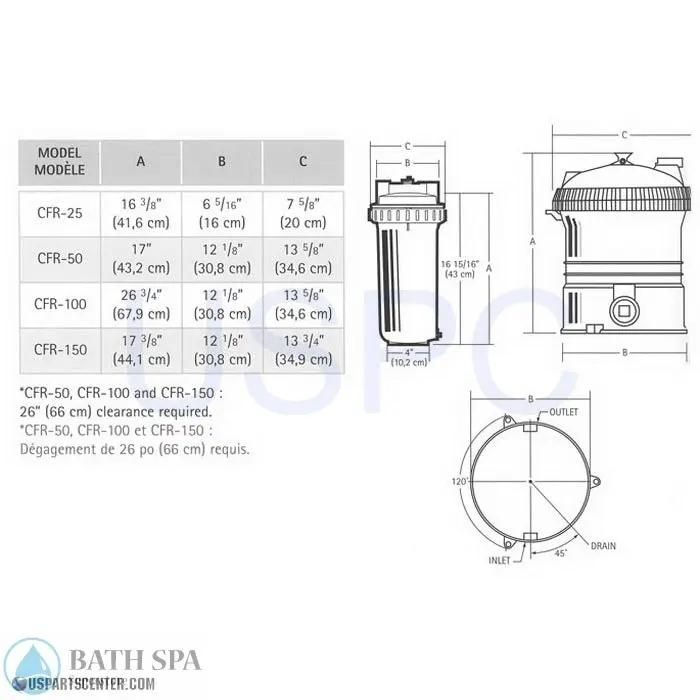 CFR100 & CFR150 Complete Filter Pool Parts cfr-specs_66636d0a-00f1-49b4-822a-023bcc3230ed