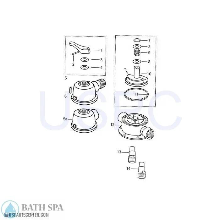 Dial Valve DVK4 Replacement Parts Pool Parts dv4-dial-valve