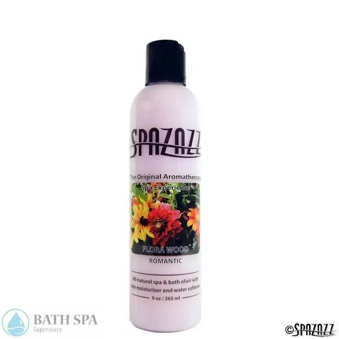 Spazazz Original Fresh Cut Flowers Romantic Elixir 9oz Bottle for Spa Bath Aromatherapy Aromatherapy: Spazazz Original Elixirs escape12ozelixirflorawood700x700