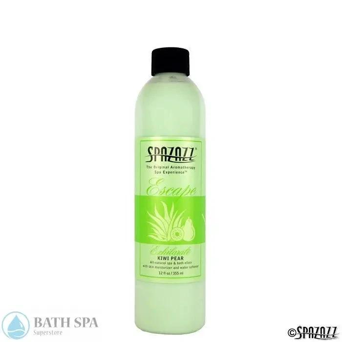 Spazazz Escape Kiwi Pear Exhilarate Aromatherapy Elixir For Spa Bath And Hot Tub 12 Oz Bottle Aromatherapy: Spazazz Escape Elixirs escape12ozelixirkiwipear700x700