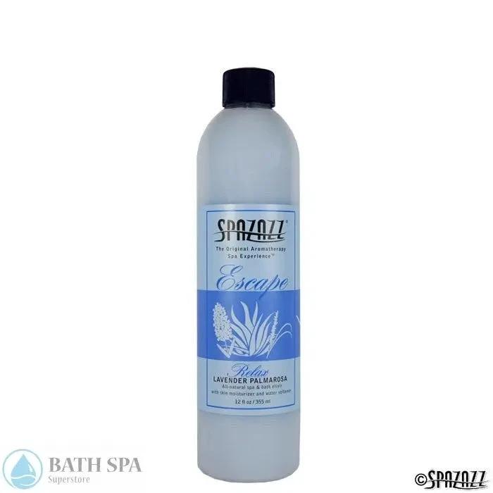 Spazazz Escape Lavender Palmarosa Aromatherapy Elixir 12oz Bottle For Relaxation And Moisturizing Spa Experience Aromatherapy: Spazazz Escape Elixirs escape12ozelixirlavenderpalmarosa700x700