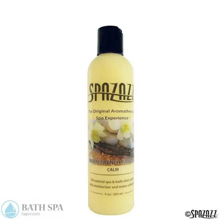 Spazazz Original Warm French Vanilla Calming Bath Elixir For Aromatherapy Spa Experience 9oz Bottle Aromatherapy: Spazazz Original Elixirs escape12ozelixirwarmfrenchvanilla700x700