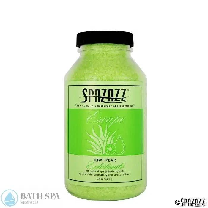 Spazazz Escape Kiwi Pear Aromatherapy Crystals 22oz Bottle Exhilarate All Natural Spa And Bath Crystal For Relaxation Aromatherapy: Spazazz Escape Crystals escape20ozcrystalskiwipear700x700